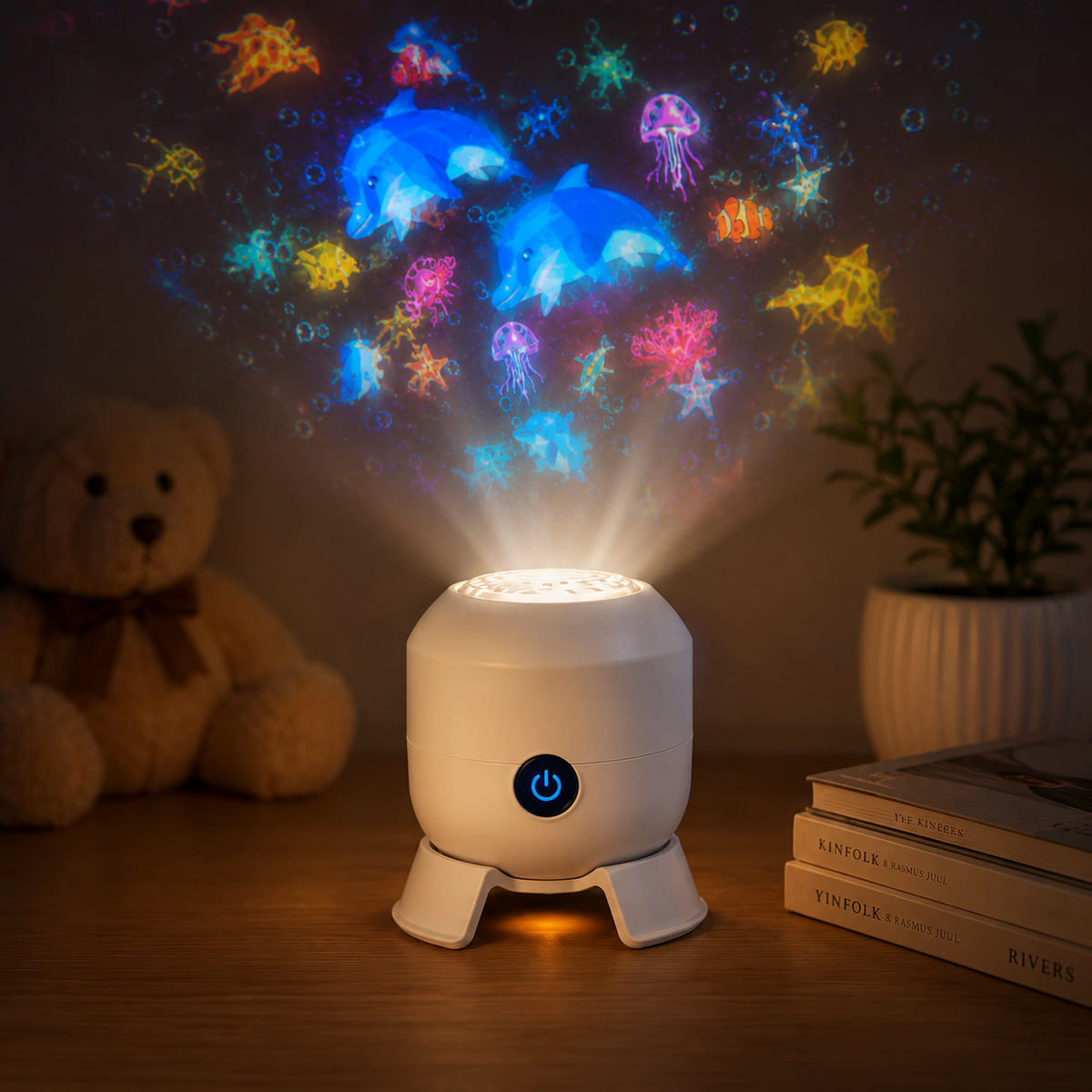 Ocean World Night Light Rotating Projector
