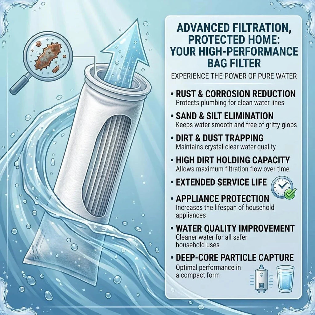 ( Set Of 3 Pcs ) Water Tank Inlet Filter – 5 Micron Sediment Filter