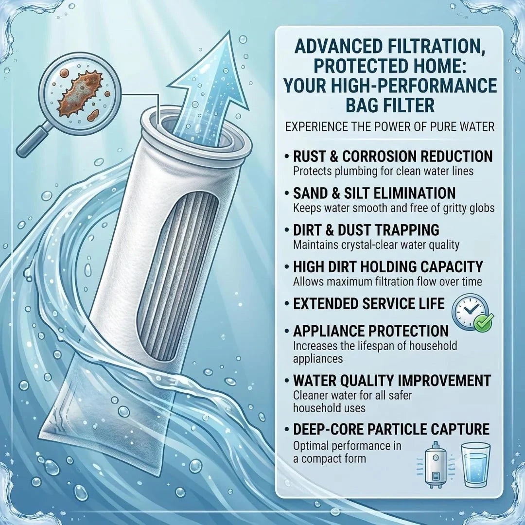 ( Set Of 3 Pcs ) Water Tank Inlet Filter – 5 Micron Sediment Filter
